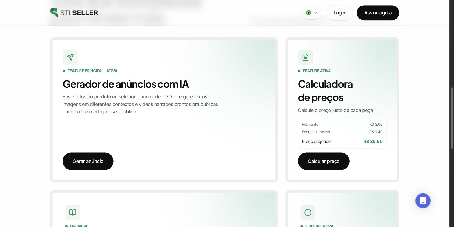 Gerador de anúncios com IA - STLFLIX Seller